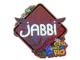 Sticker | jabbi (Glitter) | Rio 2022 - $ 0.04