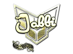 Sticker | jabbi (Gold) | Paris 2023 - $ 1.45