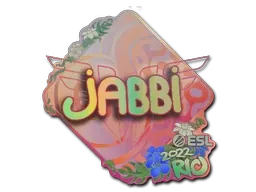 Sticker | jabbi (Holo) | Rio 2022 - $ 0.64