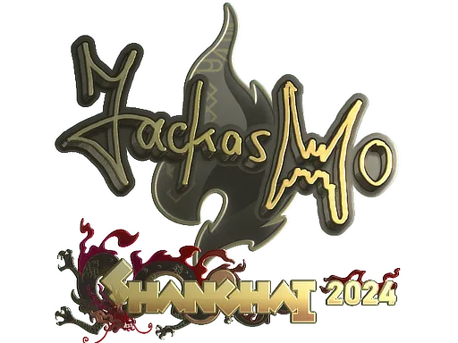 Sticker | jackasmo (Gold) | Shanghai 2024 - $ 3.93