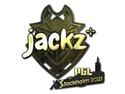 Sticker | JACKZ (Gold) | Stockholm 2021 - $ 8.08