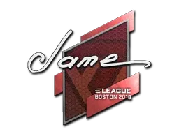 Sticker | Jame | Boston 2018 - $ 6.59
