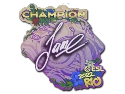 Sticker | Jame (Champion) | Rio 2022 - $ 0.03