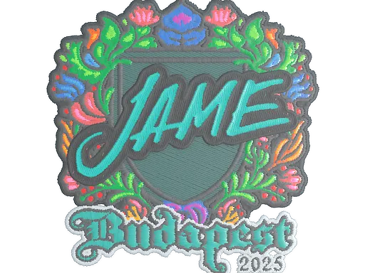 Sticker | Jame (Embroidered) | Budapest 2025 - $ 0.34