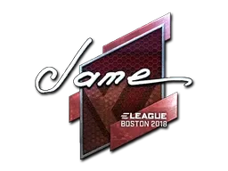 Sticker | Jame (Foil) | Boston 2018 - $ 15.23