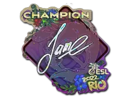 Sticker | Jame (Glitter, Champion) | Rio 2022 - $ 0.09