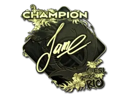 Sticker | Jame (Gold, Champion) | Rio 2022 - $ 6.44