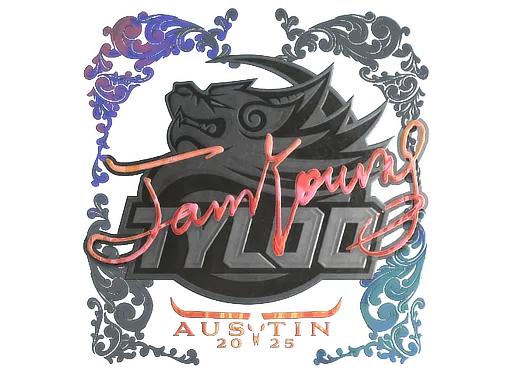Sticker | JamYoung (Holo) | Austin 2025 - $ 13.45