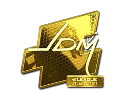 Sticker | jdm64 (Gold) | Atlanta 2017 - $ 108.63
