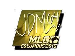 Sticker | jdm64 (Gold) | MLG Columbus 2016 - $ 34.50