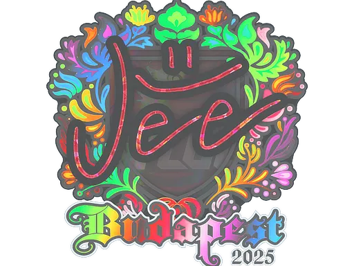Sticker | Jee (Holo) | Budapest 2025 - $ 4.39