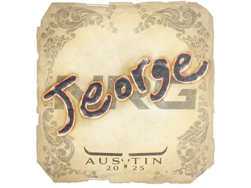 Sticker | jeorge | Austin 2025 - $ 0.04