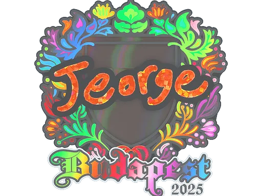 Sticker | jeorge (Holo) | Budapest 2025 - $ 1.16