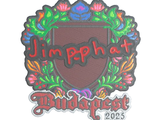 Sticker | Jimpphat (Embroidered) | Budapest 2025 - $ 0.03