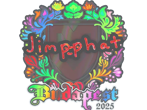 Sticker | Jimpphat (Holo) | Budapest 2025 - $ 0.28