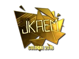 Sticker | jkaem (Gold) | Cologne 2016 - $ 75.99
