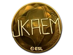 Sticker | jkaem (Gold) | Katowice 2019 - $ 60.31