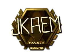 Sticker | jkaem (Gold) | London 2018 - $ 413.08