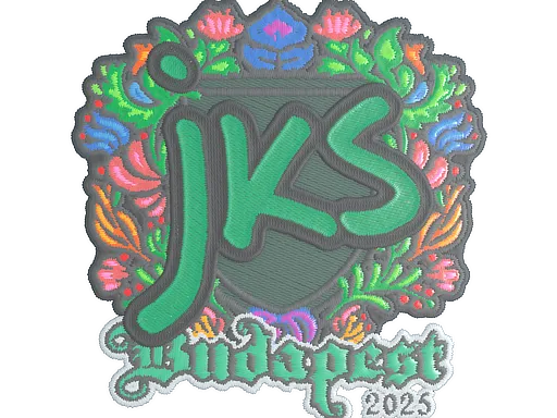 Sticker | jks (Embroidered) | Budapest 2025 - $ 0.14