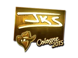 Sticker | jks (Gold) | Cologne 2015 - $ 18.43