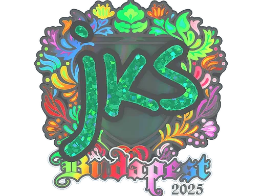Sticker | jks (Holo) | Budapest 2025 - $ 2.47