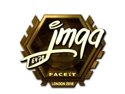 Sticker | jmqa (Gold) | London 2018 - $ 206.34