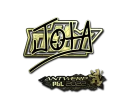 Sticker | JOTA (Gold) | Antwerp 2022 - $ 1.77