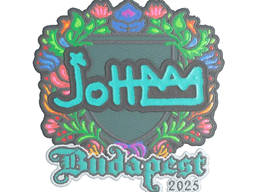 Sticker | jottAAA (Embroidered) | Budapest 2025 - $ 0.05