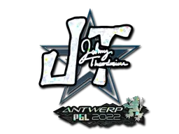 Sticker | JT (Glitter) | Antwerp 2022 - $ 0.09