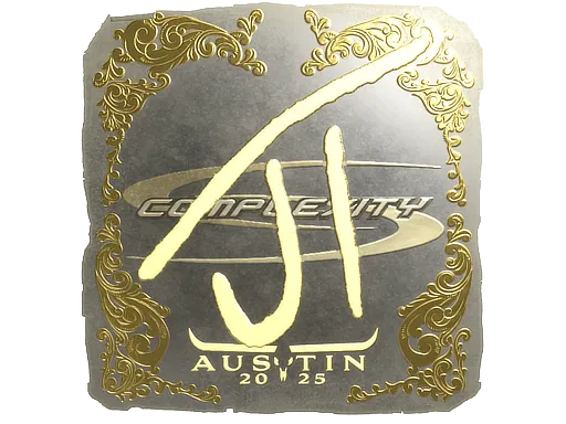 Sticker | JT (Gold) | Austin 2025 - $ 2.42