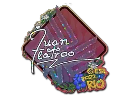 Sticker | juanflatroo (Glitter) | Rio 2022 - $ 0.10