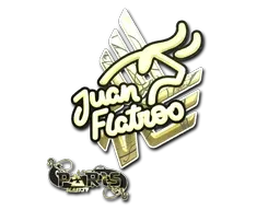 Sticker | juanflatroo (Gold) | Paris 2023 - $ 4.72
