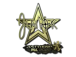 Sticker | junior (Gold) | Antwerp 2022 - $ 2.62