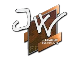 Sticker | JW | Boston 2018 - $ 2.47