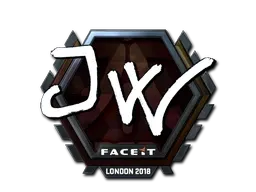 Sticker | JW (Foil) | London 2018 - $ 4.95