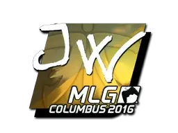 Sticker | JW (Foil) | MLG Columbus 2016 - $ 17.18