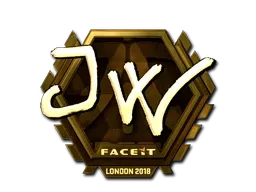 Sticker | JW (Gold) | London 2018 - $ 418.75