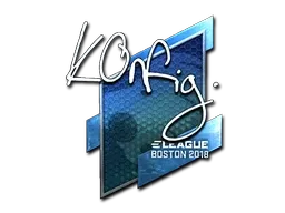 Sticker | k0nfig (Foil) | Boston 2018 - $ 10.65