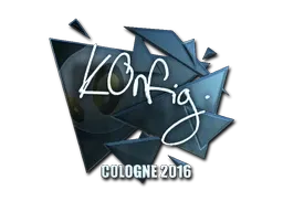Sticker | k0nfig (Foil) | Cologne 2016 - $ 42.64