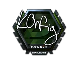 Sticker | k0nfig (Foil) | London 2018 - $ 7.88