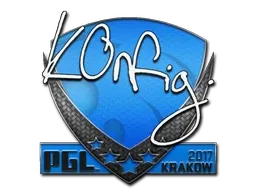 Sticker | k0nfig | Krakow 2017 - $ 3.53