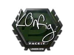 Sticker | k0nfig | London 2018 - $ 0.66