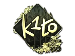 Sticker | k1to (Gold) | Rio 2022 - $ 9.08