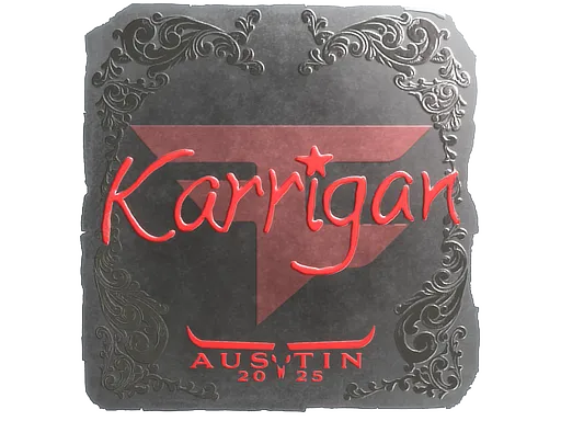 Sticker | karrigan (Foil) | Austin 2025 - $ 0.40