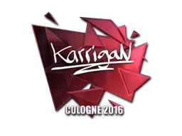 Sticker | karrigan (Foil) | Cologne 2016 - $ 41.21