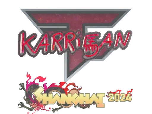 Sticker | karrigan (Glitter) | Shanghai 2024 ``