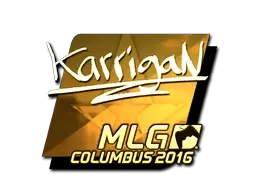 Sticker | karrigan (Gold) | MLG Columbus 2016 - $ 29.90