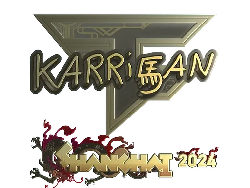 Sticker | karrigan (Gold) | Shanghai 2024 - $ 5.23