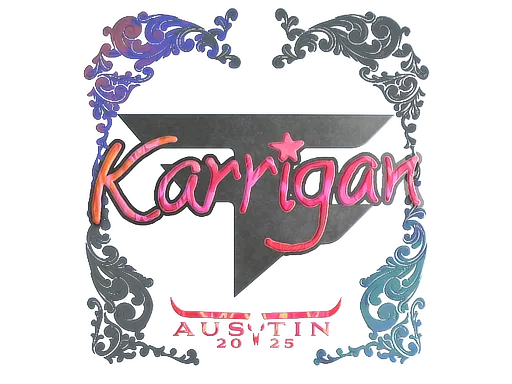 Sticker | karrigan (Holo) | Austin 2025 - $ 2.37