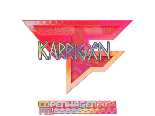 Sticker | karrigan (Holo) | Copenhagen 2024 - $ 1.00